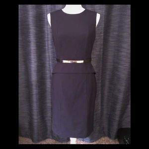 💥SALE! EUC Calvin Klein Navy dress with belt